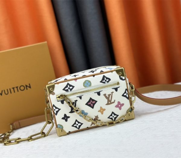 Replica Louis Vuitton Monogram Craggy Mini Soft Trunk In Vanilla