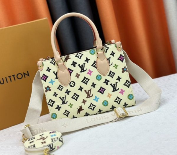 Replica Louis Vuitton Monogram Craggy Onthego PM Tote In Vanilla