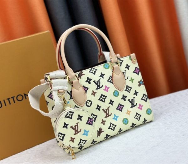 Replica Louis Vuitton Monogram Craggy Onthego PM Tote In Vanilla - Image 2