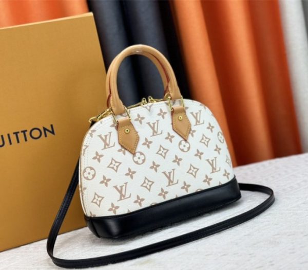 Replica Louis Vuitton Monogram Dune Canvas Alma BB Bag - Image 2