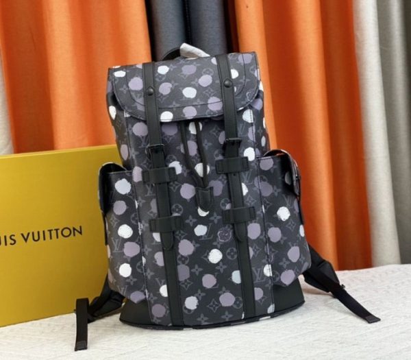 Replica Louis Vuitton X YK Monogram Eclipse Christopher Backpack