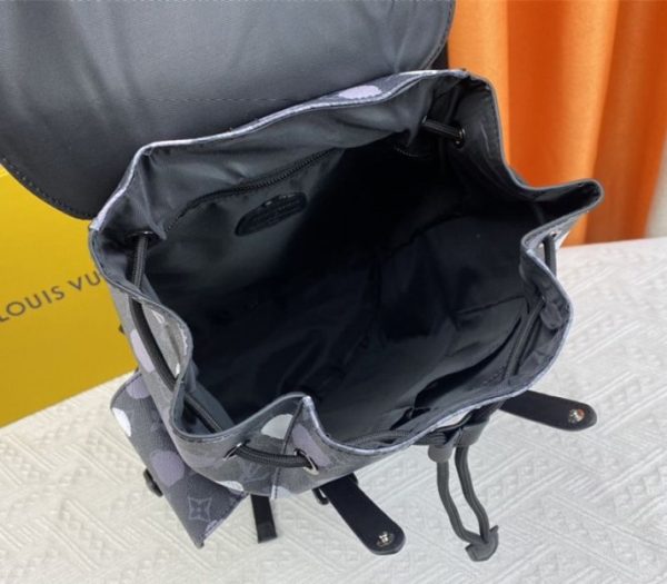 Replica Louis Vuitton X YK Monogram Eclipse Christopher Backpack - Image 7