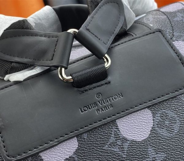 Replica Louis Vuitton X YK Monogram Eclipse Christopher Backpack - Image 9