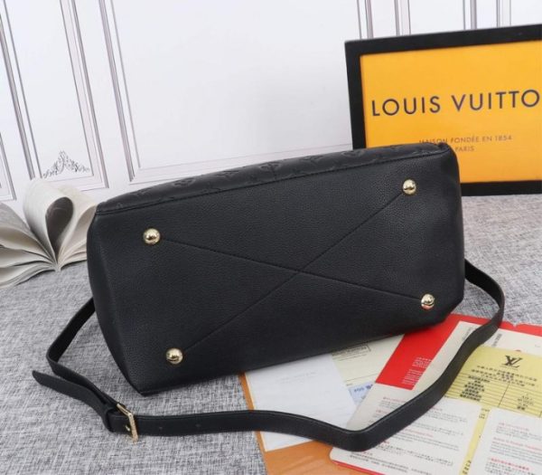 Replica Louis Vuitton Monogram Empreinte Leather Maida Hobo In Black - Image 4