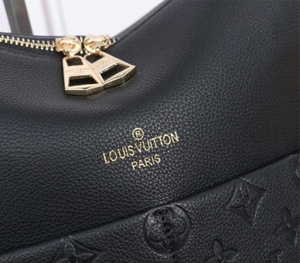 Replica Louis Vuitton Monogram Empreinte Leather Maida Hobo In Black - Image 7