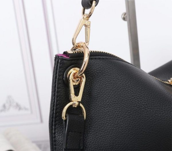 Replica Louis Vuitton Monogram Empreinte Leather Maida Hobo In Black - Image 9