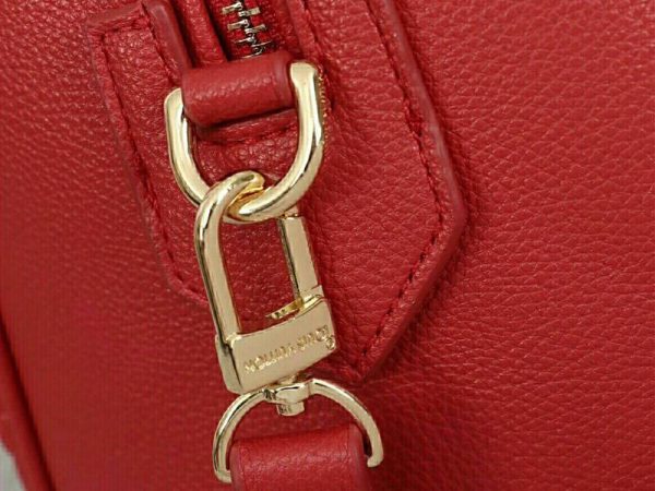 Replica Louis Vuitton Monogram Empreinte Speedy Bandouliere 25 Handbag In Red - Image 8