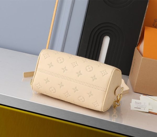 Replica Louis Vuitton Other Leathers Speedy Bandouliere 20 Handbag In Urban Yellow - Image 3