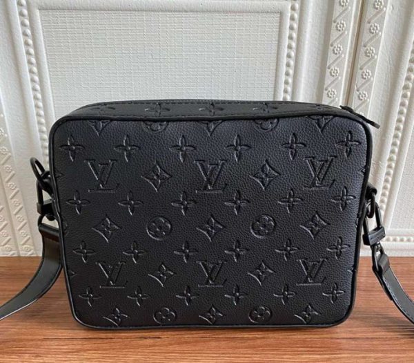 Replica Louis Vuitton Taurillon Leather Steamer Messenger Bag - Image 2