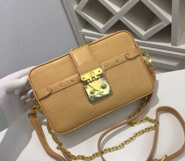 Replica Louis Vuitton Troca PM Bag In Beige - Image 2