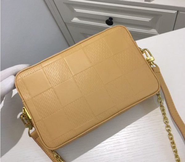 Replica Louis Vuitton Troca PM Bag In Beige - Image 3