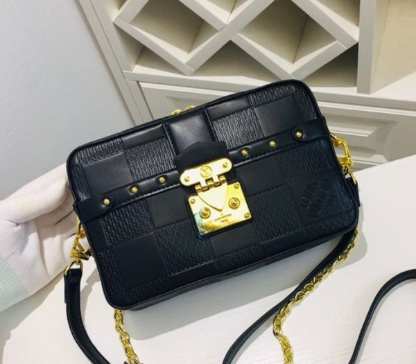 Replica Louis Vuitton Troca PM Bag In Black - Image 2