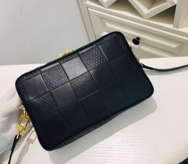 Replica Louis Vuitton Troca PM Bag In Black - Image 3