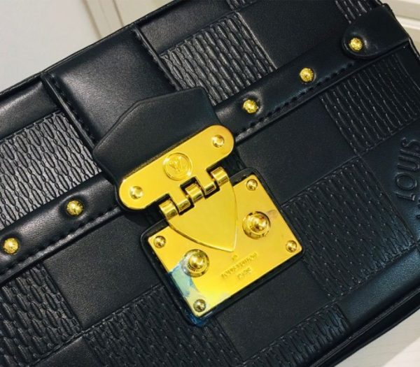 Replica Louis Vuitton Troca PM Bag In Black - Image 8