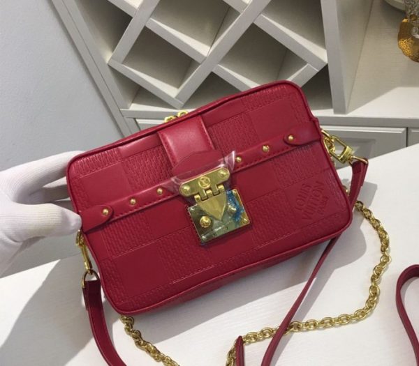 Replica Louis Vuitton Troca PM Bag In Red - Image 2