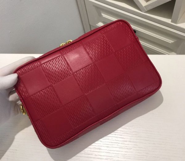 Replica Louis Vuitton Troca PM Bag In Red - Image 3