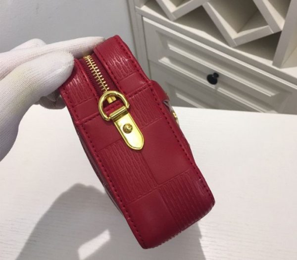 Replica Louis Vuitton Troca PM Bag In Red - Image 4