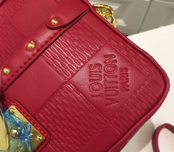 Replica Louis Vuitton Troca PM Bag In Red - Image 9