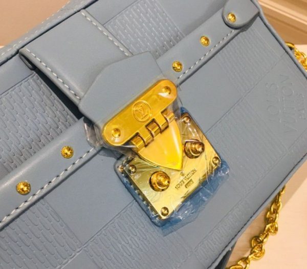 Replica Louis Vuitton Troca PM Bag In Glacier Blue - Image 3