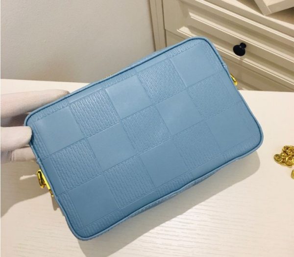 Replica Louis Vuitton Troca PM Bag In Glacier Blue - Image 5