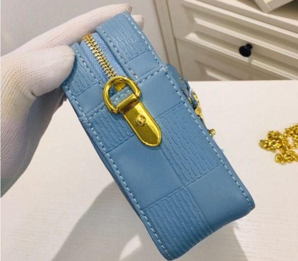 Replica Louis Vuitton Troca PM Bag In Glacier Blue - Image 6