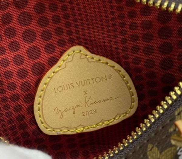 Replica Louis Vuitton X YK Monogram Canvas Nano Speedy Handbag - Image 7