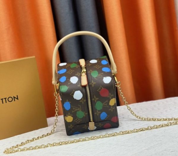 Replica Louis Vuitton X YK Monogram Canvas Square Bag - Image 3