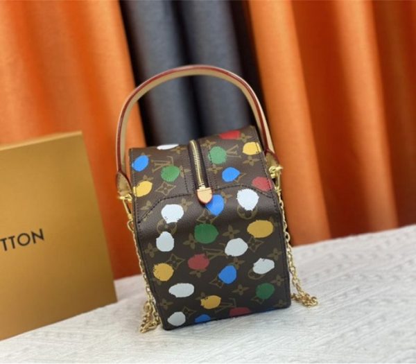 Replica Louis Vuitton X YK Monogram Canvas Square Bag - Image 4