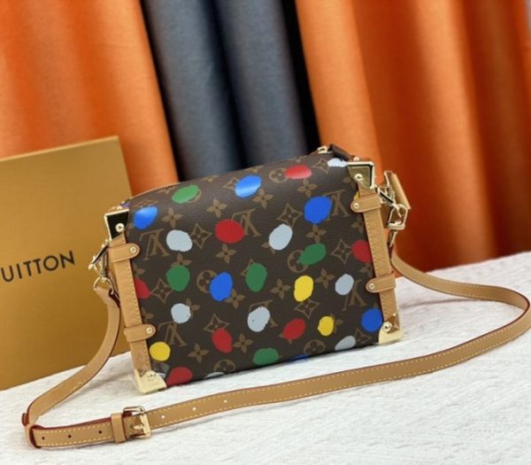 Replica Louis Vuitton X YK Monogram Canvas Side Trunk - Image 3