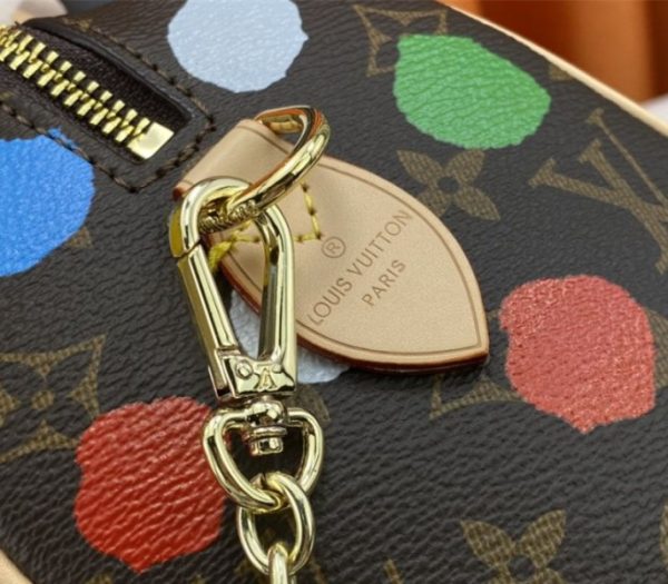 Replica Louis Vuitton X YK Monogram Canvas Speedy 20 Handbag - Image 8