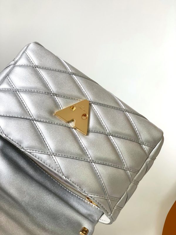 Louis Vuitton M25107 LV Silver GO-14 Medium Handbag - Image 3